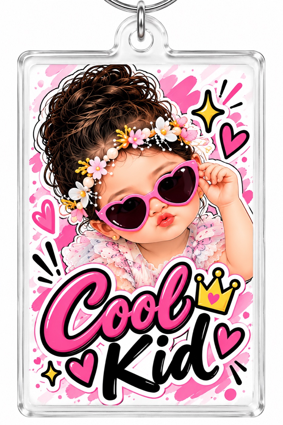 For the cool little ones — 2 × 3 in Acrylic Keychain