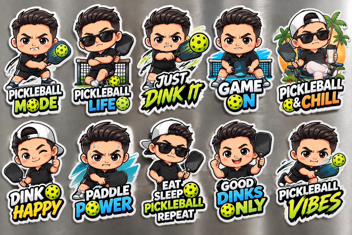 Good dinks only — Pickleball sticker designs