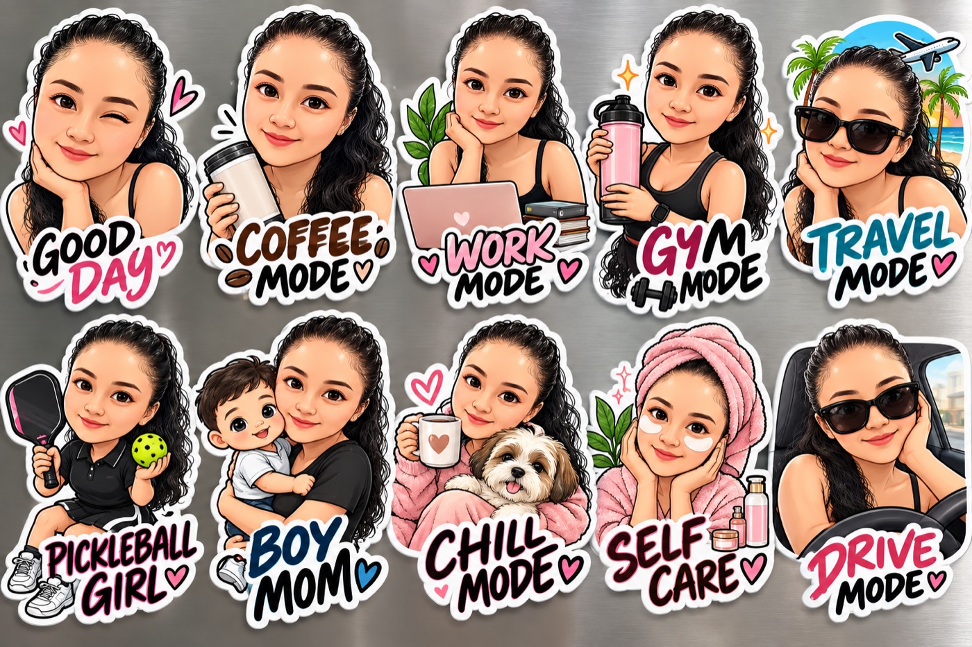 Every side of you — Personalized sticker designs
